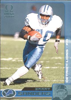 2000 Pacific Omega - Platinum Blue #51 Barry Sanders Front