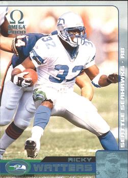 2000 Pacific Omega - Platinum Blue #132 Ricky Watters Front