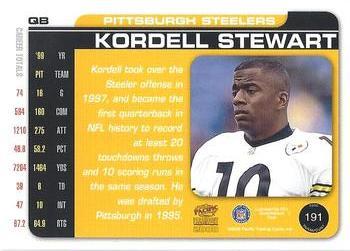 2000 Pacific Paramount - Premiere Date #191 Kordell Stewart Back