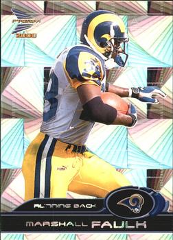 2000 Pacific Prism Prospects - Holographic Mirror #75 Marshall Faulk Front