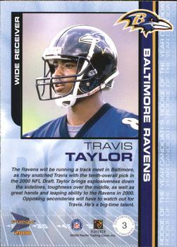 2000 Pacific Prism Prospects - ROY Candidates #3 Travis Taylor Back