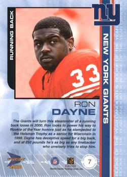 2000 Pacific Prism Prospects - ROY Candidates #7 Ron Dayne Back