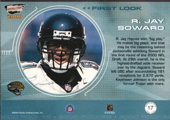 2000 Pacific Revolution - First Look #17 R.Jay Soward Back