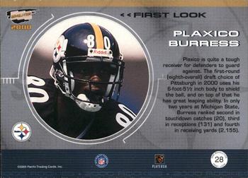 2000 Pacific Revolution - First Look #28 Plaxico Burress Back