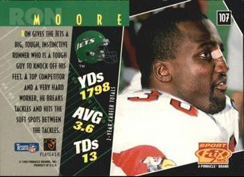 1995 Sportflix #107 Ron Moore Back