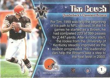 2000 Pacific Vanguard - Cosmic Force #1 Tim Couch Back