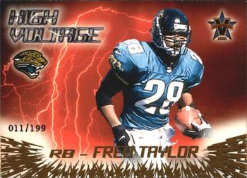 2000 Pacific Vanguard - High Voltage Gold #17 Fred Taylor Front