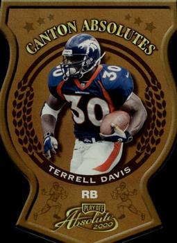 2000 Playoff Absolute - Canton Absolutes #CA 5 Terrell Davis Front
