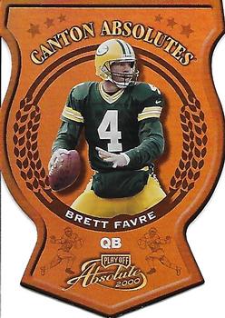 2000 Playoff Absolute - Canton Absolutes #CA 7 Brett Favre Front