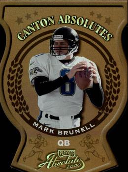 2000 Playoff Absolute - Canton Absolutes #CA 10 Mark Brunell Front