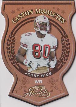 2000 Playoff Absolute - Canton Absolutes #CA 14 Jerry Rice Front