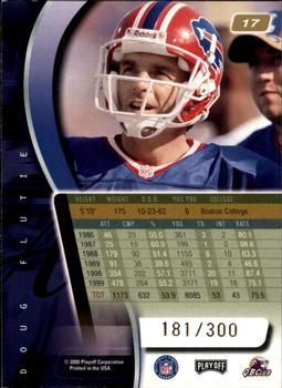 2000 Playoff Absolute - Coaches Honors #17 Doug Flutie Back