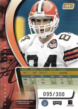 2000 Playoff Absolute - Coaches Honors #41 Darrin Chiaverini Back