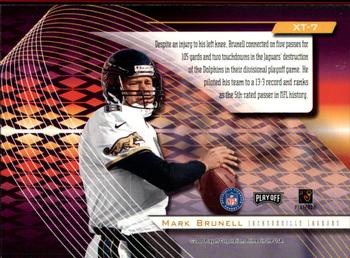 2000 Playoff Absolute - Extreme Team #XT-7 Mark Brunell Back