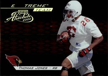 2000 Playoff Absolute - Extreme Team #XT-35 Thomas Jones Front