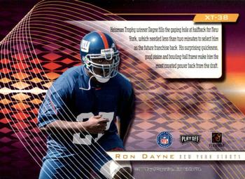 2000 Playoff Absolute - Extreme Team #XT-38 Ron Dayne Back