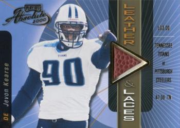 2000 Playoff Absolute - Leather and Laces #JK90-B Jevon Kearse Front