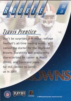 2000 Playoff Absolute - Rookie Reflex #RR16 Travis Prentice Back