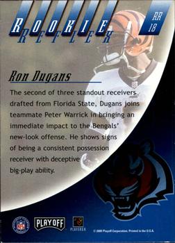 2000 Playoff Absolute - Rookie Reflex #RR18 Ron Dugans Back