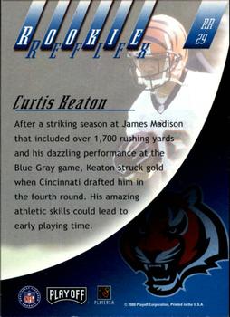 2000 Playoff Absolute - Rookie Reflex #RR29 Curtis Keaton Back