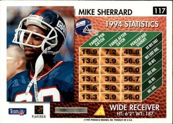 1995 Summit #117 Mike Sherrard Back