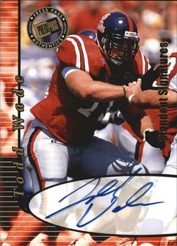 2000 Press Pass - Authentics #NNO Todd Wade Front