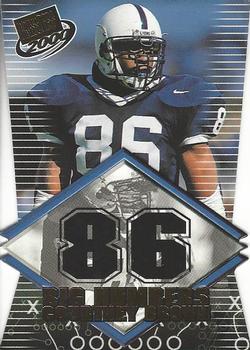 2000 Press Pass - Big Numbers Die Cuts #BN3 Courtney Brown Front