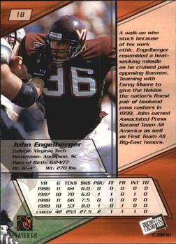 2000 Press Pass - Torquers #18 John Engelberger Back