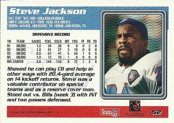 1995 Topps #52 Steve Jackson Back