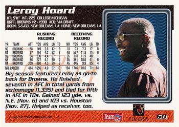 1995 Topps #60 Leroy Hoard Back