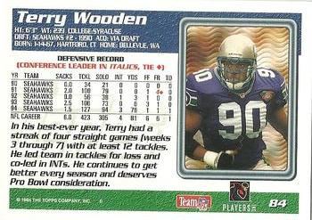 1995 Topps #84 Terry Wooden Back