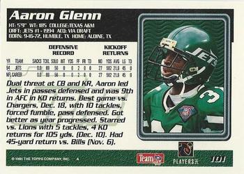 1995 Topps #101 Aaron Glenn Back