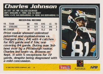 1995 Topps #128 Charles Johnson Back