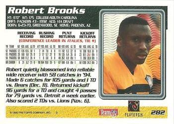 1995 Topps #282 Robert Brooks Back