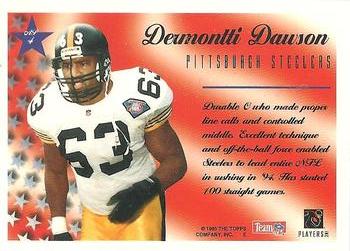1995 Topps - All-Pros #AP4 Dermontti Dawson Back