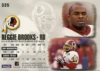 1995 Ultra #335 Reggie Brooks Back