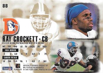 1995 Ultra #88 Ray Crockett Back