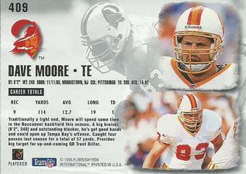 1995 Ultra #409 Dave Moore Back