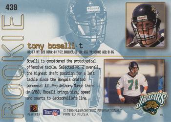 1995 Ultra #439 Tony Boselli Back