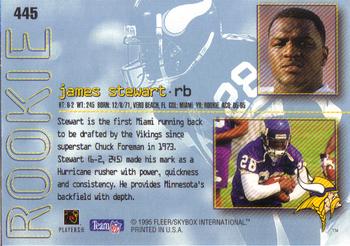 1995 Ultra #445 James A. Stewart Back