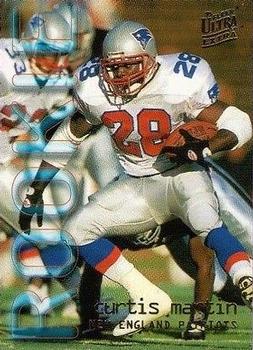 1995 Ultra #447 Curtis Martin Front