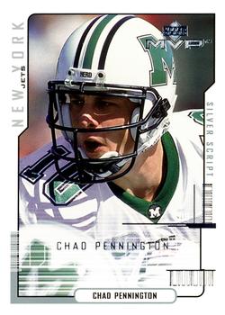 2000 Upper Deck MVP - Silver Script #208 Chad Pennington Front