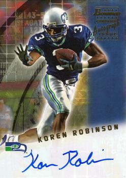 2001 Bowman - Rookie Autographs #BA-KR Koren Robinson Front