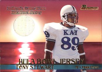 2001 Bowman - Bowl Jerseys #BJ-TS Tony Stewart Front