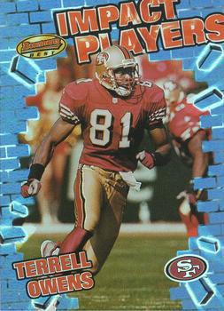 2001 Bowman's Best - Impact Players #IP12 Terrell Owens Front