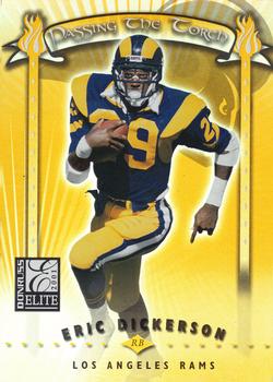 2001 Donruss Elite - Passing the Torch #PT-13 Eric Dickerson Front