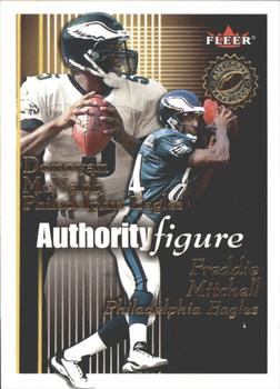 2001 Fleer Authority - Authority Figure #11 AF Freddie Mitchell / Donovan McNabb Front