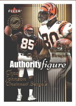 2001 Fleer Authority - Authority Figure #13 AF Chad Johnson / Peter Warrick Front