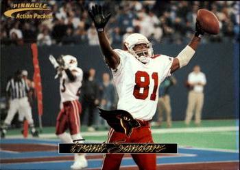 1996 Action Packed #60 Frank Sanders Front