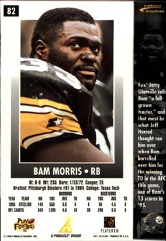 1996 Action Packed #82 Bam Morris Back